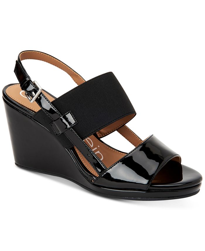 Calvin Klein Women's Bethan Wedge Sandals - Macy's