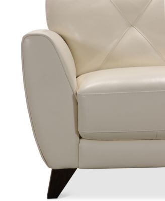 Myia 62" Leather Loveseat