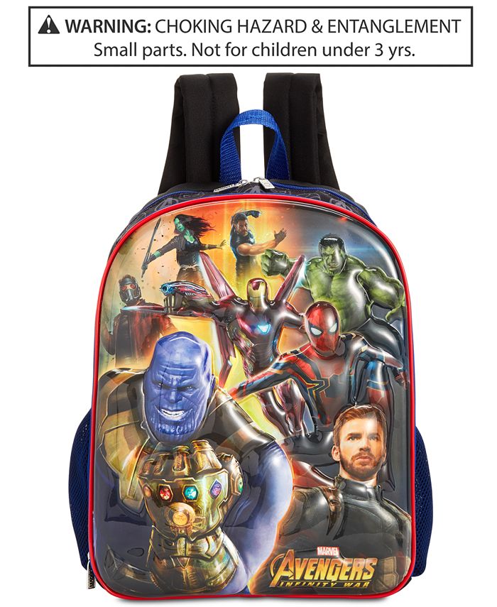 Marvel Avengers Little Big Boys Infinity War Molded Backpack