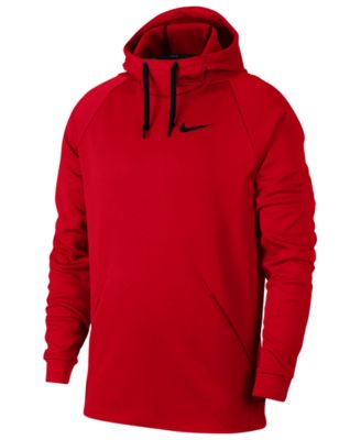 red nike therma hoodie