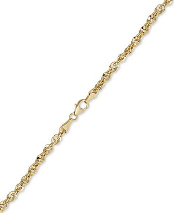 Macy's - Single Row Rope 18" Chain Necklace in 14k Gold