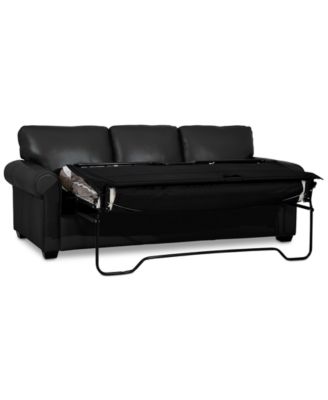 Orid 84" Queen Leather Roll Arm Sleeper