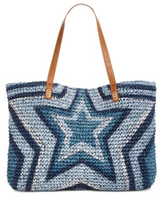 INC International Concepts - Marthaa Star Straw Extra-Large Tote