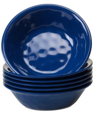 6-Pc. Cobalt Blue Melamine All-Purpose Bowl Set