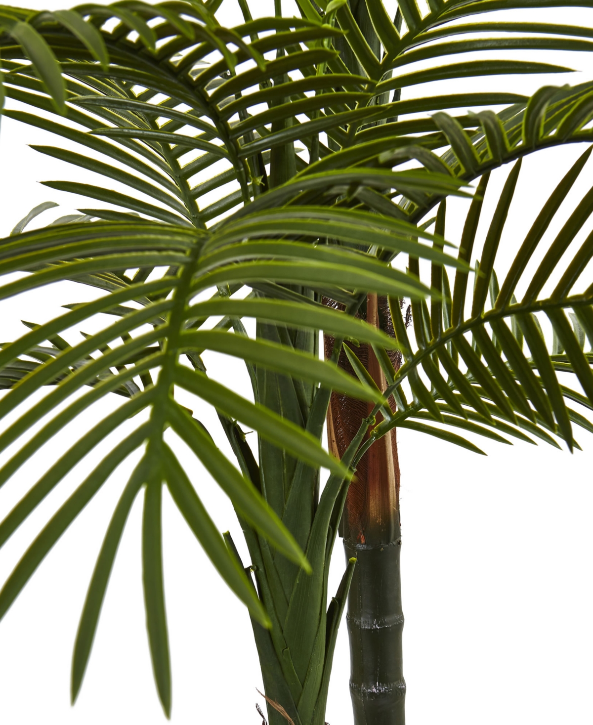 NEARLY NATURAL 5.5' INDOOR/OUTDOOR UV-RESISTANT ARTIFICIAL DOUBLE ROBELLINI PALM TREE 
