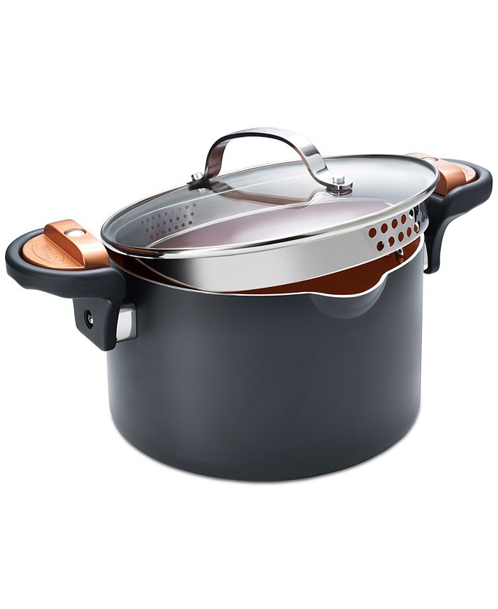 Gotham Steel 4Qt. Pasta Pot & Locking Lid Macy's