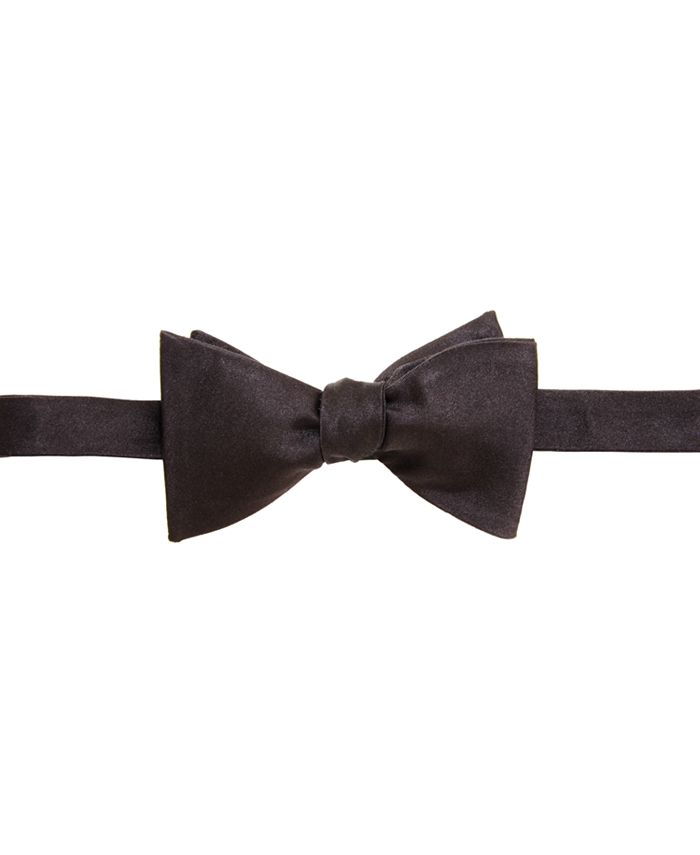Countess Mara Satin Solid To-Tie Bow Tie - Macy's