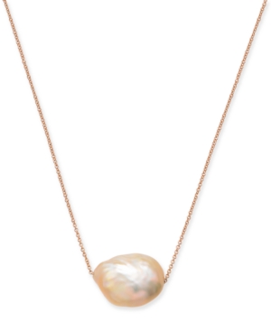 image of Cultured Pink Baroque Pearl (12-14mm) 18