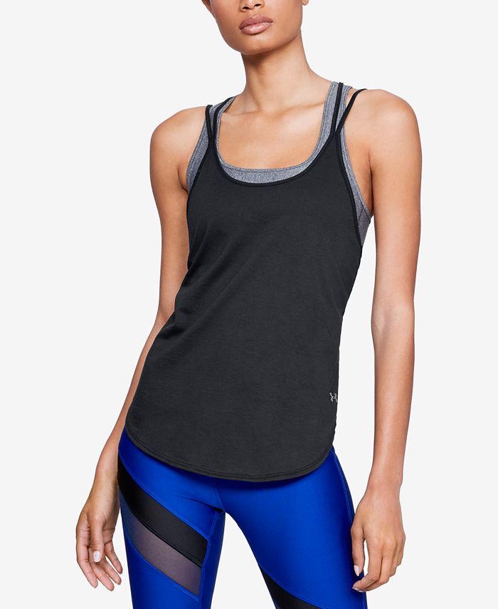 Under Armour Strappy-Back Tank Top - Macy's