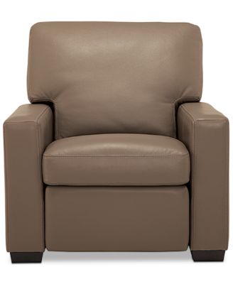 Ennia 36" Leather Pushback Recliner