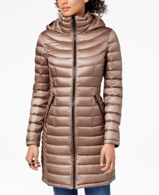 Calvin Klein Hooded Packable Puffer Coat & Reviews - Coats & Jackets - Women  - Macy's