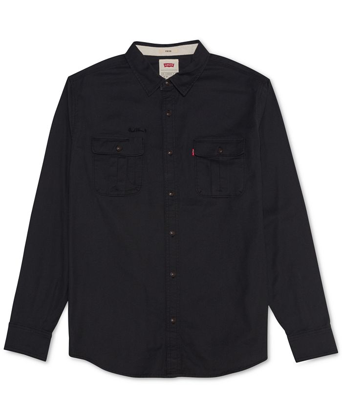 Levi's Men's Culler Twill Shirt & Reviews - Casual Button-Down Shirts ...