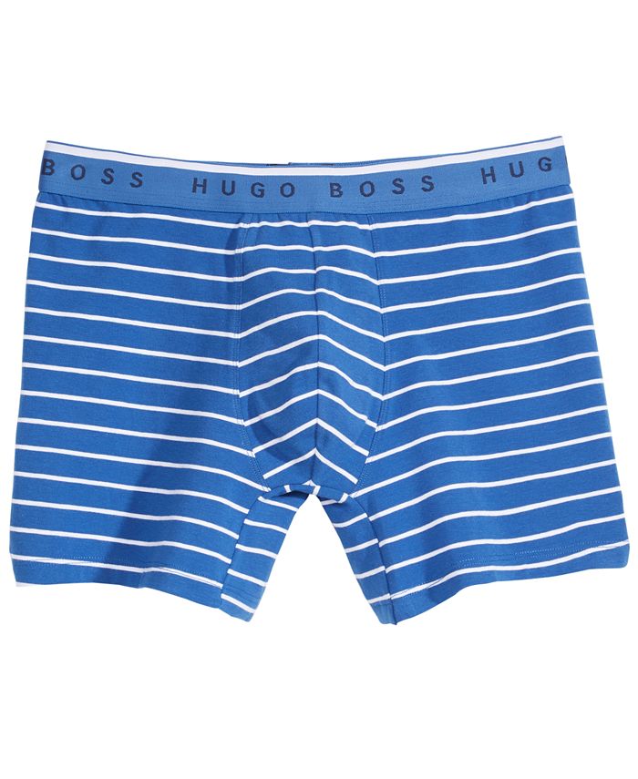 BOSS Men's Striped Stretch Boxer Briefs Macy's