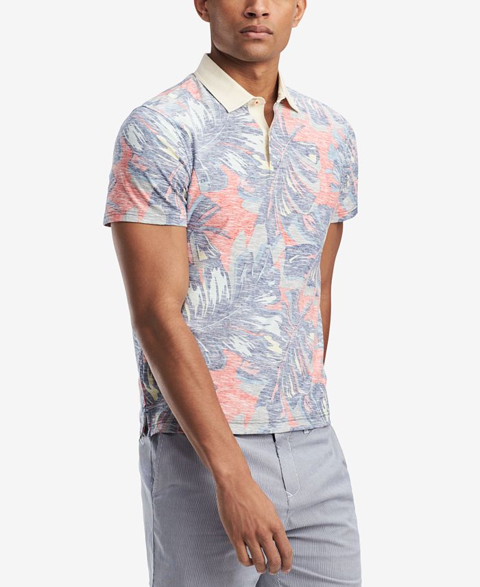 Tommy Hilfiger Men's Floral Custom Fit Polo, Created for Macy's ...
