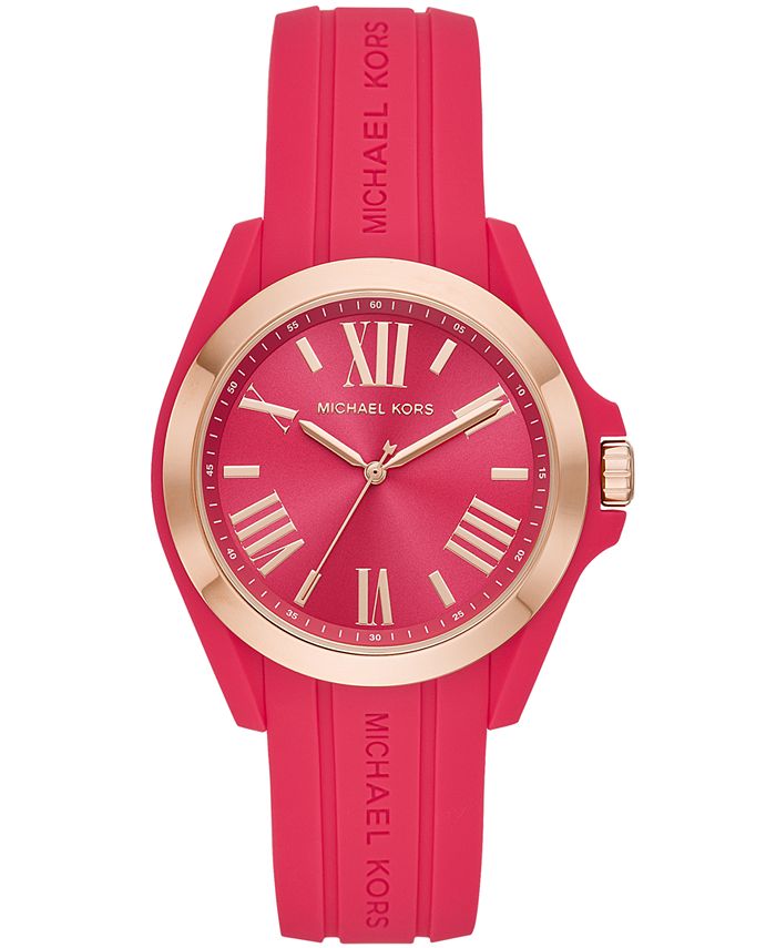 Michael kors on sale bradshaw silicone watch