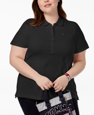 Tommy Hilfiger Plus Size Pique Polo Shirt Created for Macy's