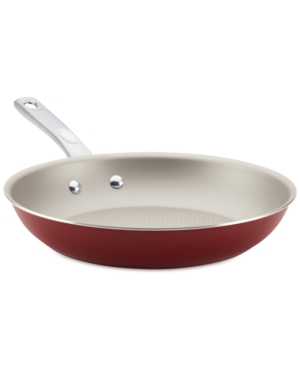 Ayesha Curry Home Collection 11.5" Porcelain Enamel Non-stick Skillet In Sienna Red