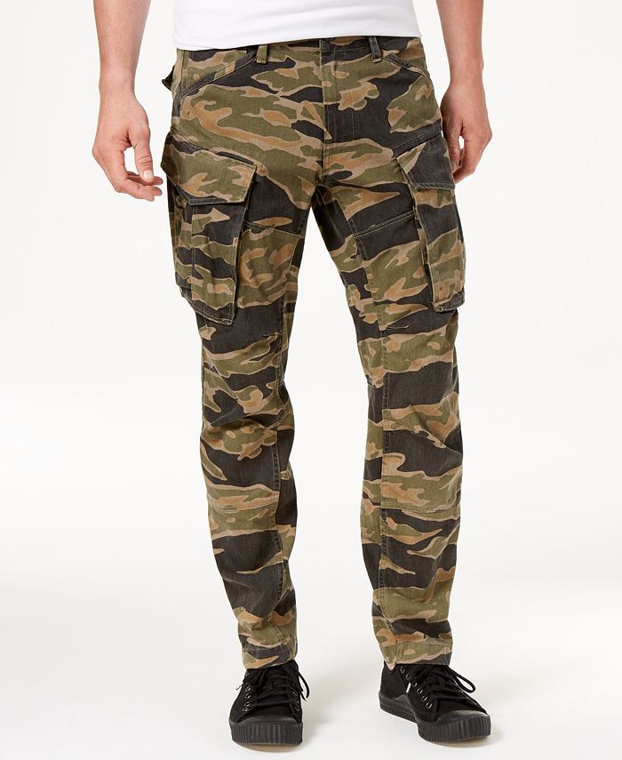 G-Star Raw Men's Denim Tiger 3D Straight Tapered Cargo Pants - Macy's
