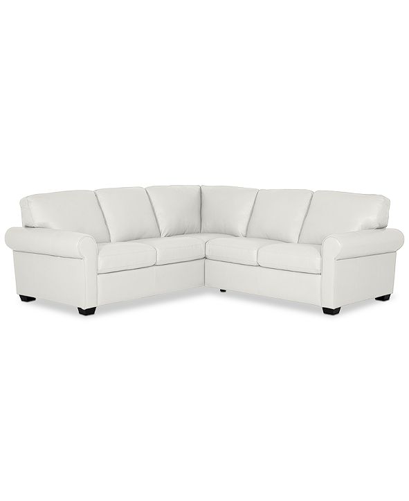 Furniture Orid 2Pc. "L"Shaped Leather Sectional Sofa, Created for