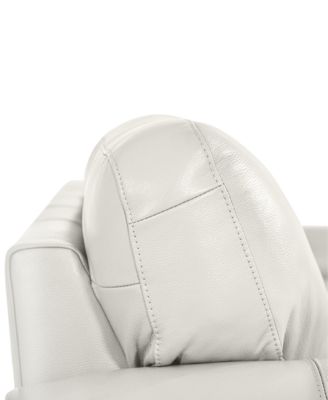 Orid 84" Leather Roll Arm Sofa, Created for Macy's