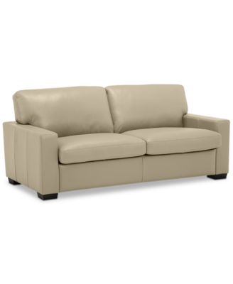 Ennia 75" Leather Full Sleeper