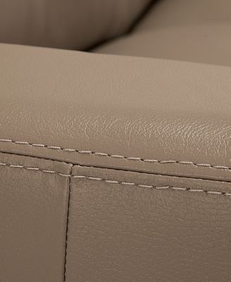 Ennia 82" Leather Sofa, Created for Macy's