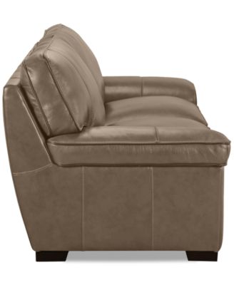 Myars 91" Leather Sofa