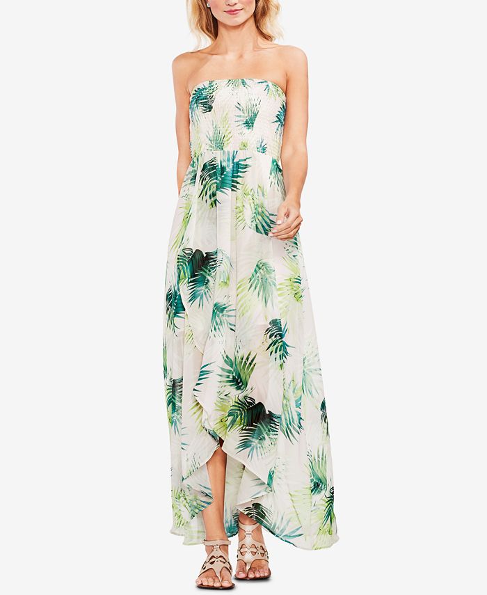 Vince camuto online strapless dress