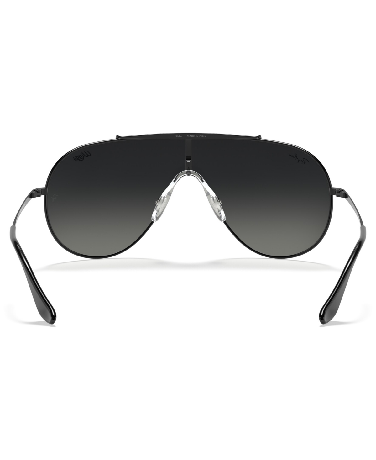 Ray Ban Aviator Sunglasses, Rb3597 In Black,grey Gradient Dark Grey