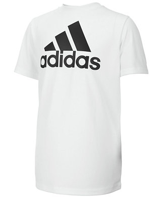 adidas Big Boys Short Sleeve Aeroready Performance Logo T-shirt ...