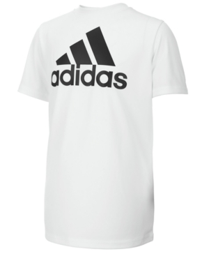 adidas Big Boys Short Sleeve Aeroready Performance Logo T-shirt