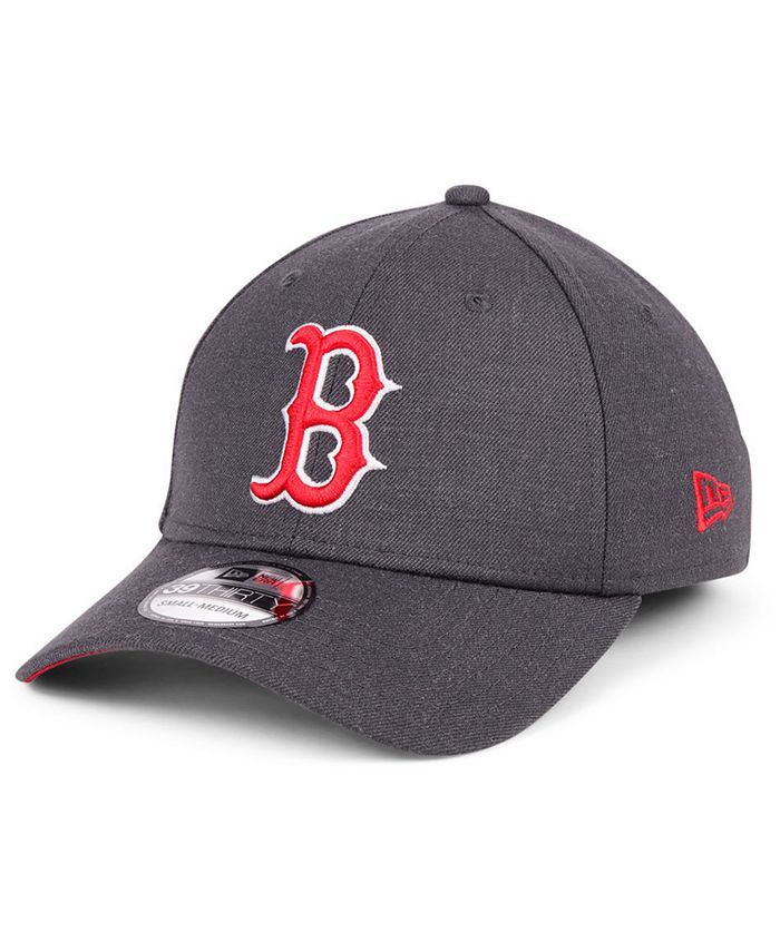 New Era Boston Red Sox Charcoal Classic 39THIRTY Cap - Macy's