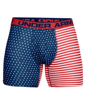 UNDER ARMOUR MEN'S O-SERIES PRINTED BOXER BRIEFS