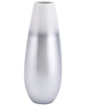 Zuo Stratos Medium Vase Silver & White