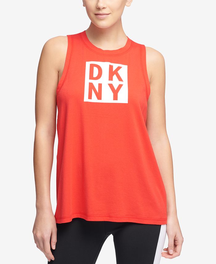 DKNY Sport Logo Tank Top, Created for Macy's - Macy's