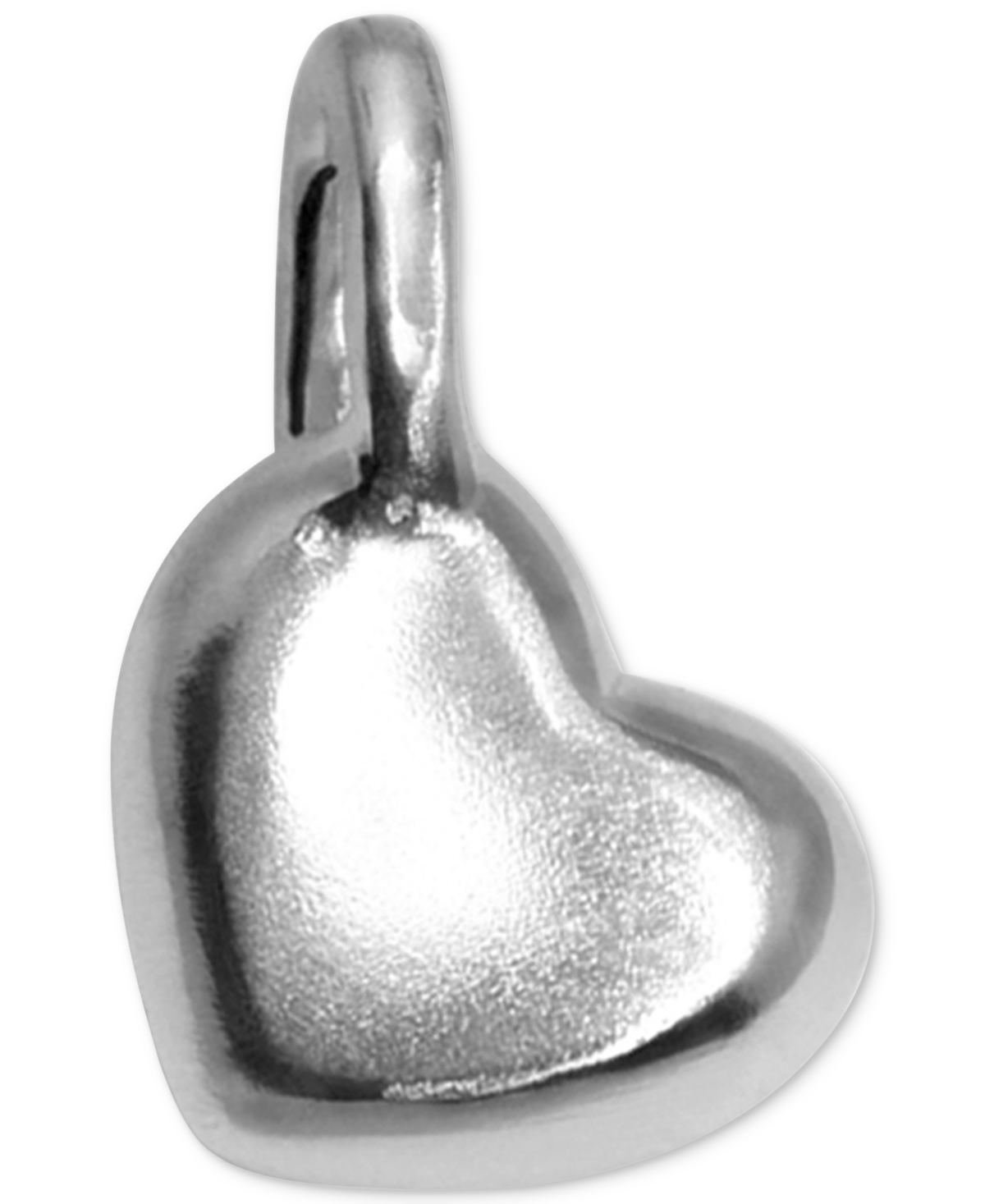 Mini Heart Charm in Sterling Silver - Sterling Silver