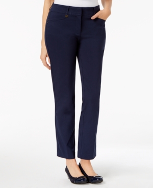 JM COLLECTION PETITE AND PETITE SHORT TUMMY-CONTROL CURVY FIT PANTS, CREATED FOR MACY'S
