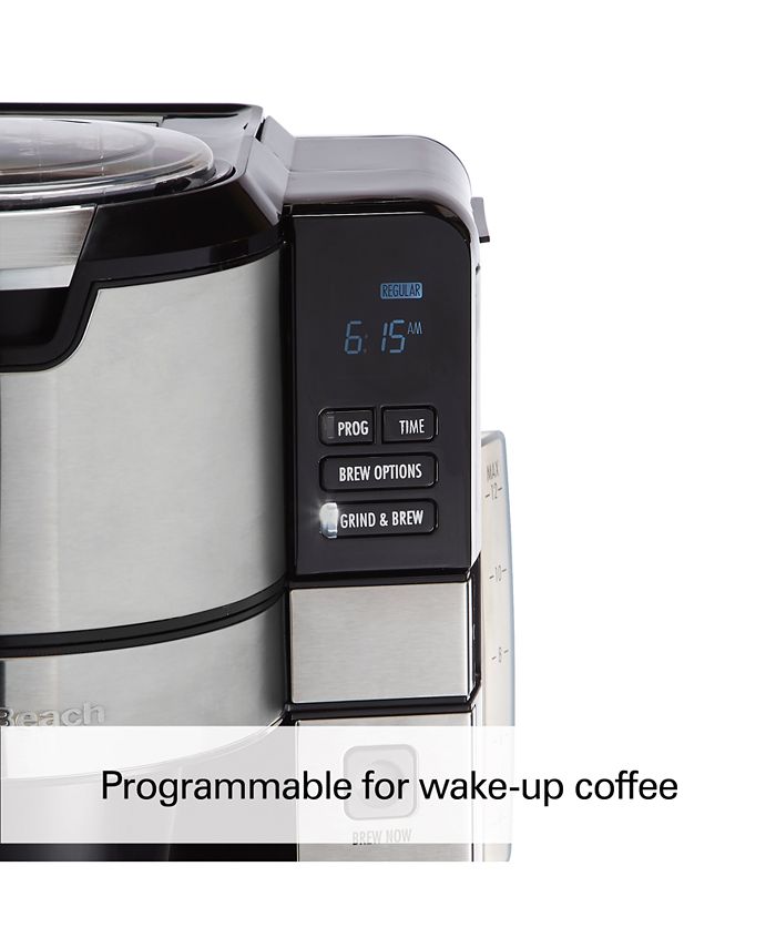 Hamilton Beach Programmable Grind & Brew 12Cup Coffee Maker Macy's