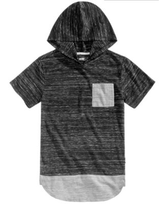 Univibe - Big Boys Jorge Heathered Hooded T-Shirt