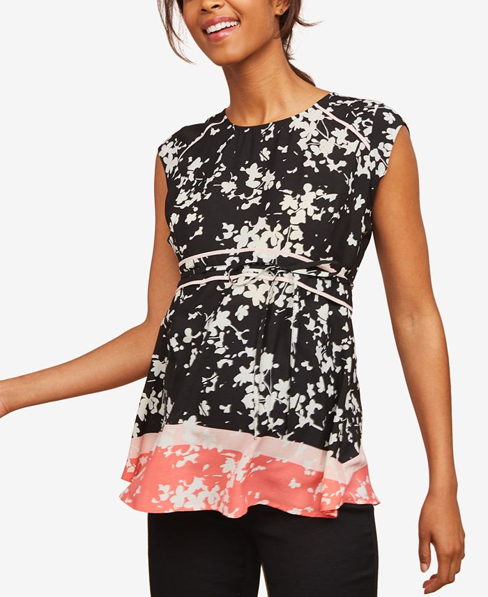 Motherhood Maternity Babydoll Blouse Macy's