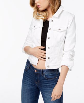 guess white jean jacket
