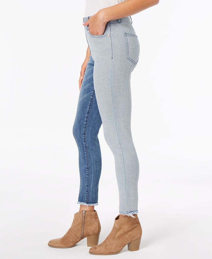 Dollhouse Juniors' TwoTone Ankle Skinny Jeans Macy's