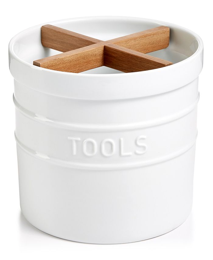 Martha Stewart Collection Ceramic Tool Crock, Created for Macy's Macy's