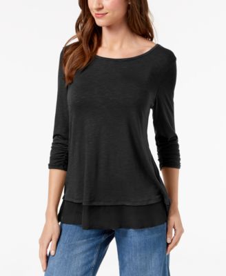 macy's chiffon blouses