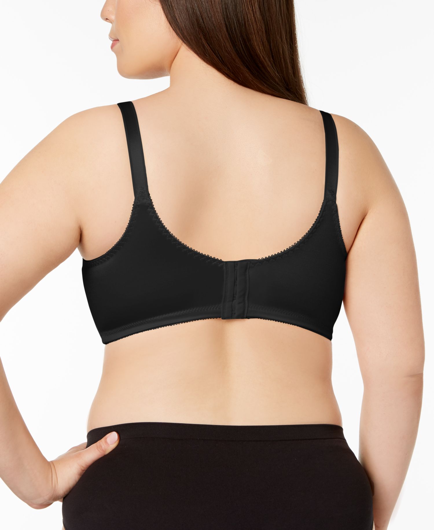 Women's Double Support Tailored Wireless Lace Up Front Bra 3820