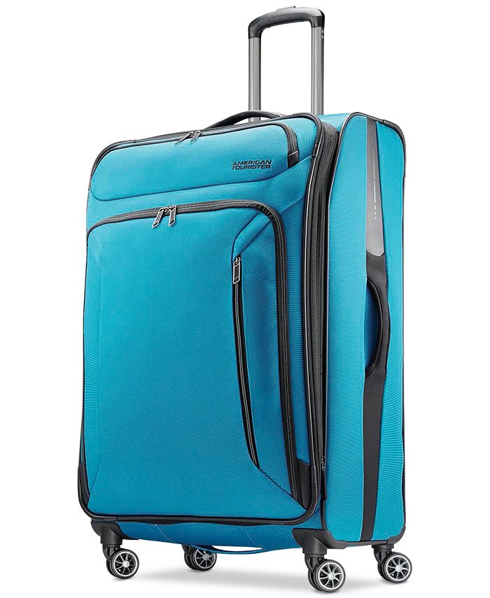 American Tourister Zoom Expandable Softside Luggage with Dual Spinner Wheels 