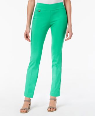 Alfani - Petite Pants, Tummy-Control Skinny Pull-On