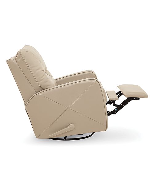 Furniture Finchley Leather Swivel Rocker Recliner & Reviews Recliners