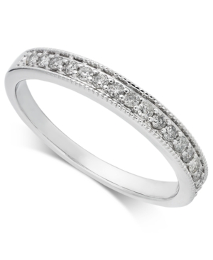 image of Diamond Milgrain Band (1/5 ct. t.w.) in 14k White Gold