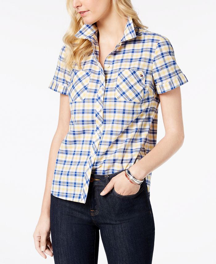 Tommy Hilfiger Cotton Utility Shirt, Created for Macy's - Macy's